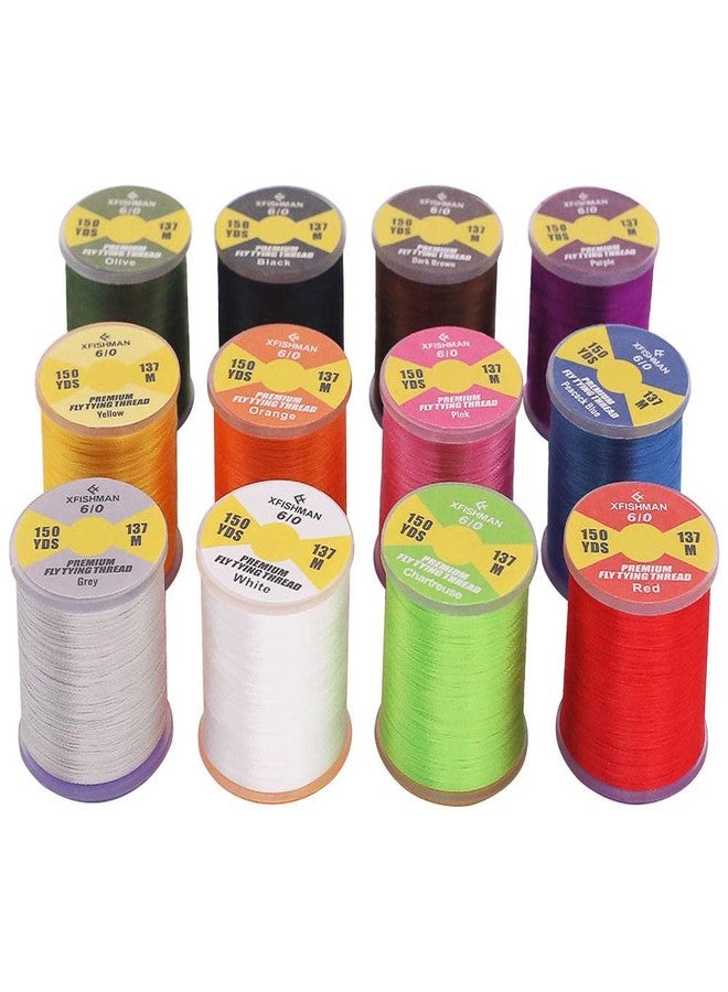 XFISHMAN Fly-Tying-Thread-Kit-6/0-3/0 Fly Tying Supplies Fly Fishing Materials Accessories - Image 4